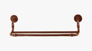 Wieszak kąpielowy podwójny Tondo